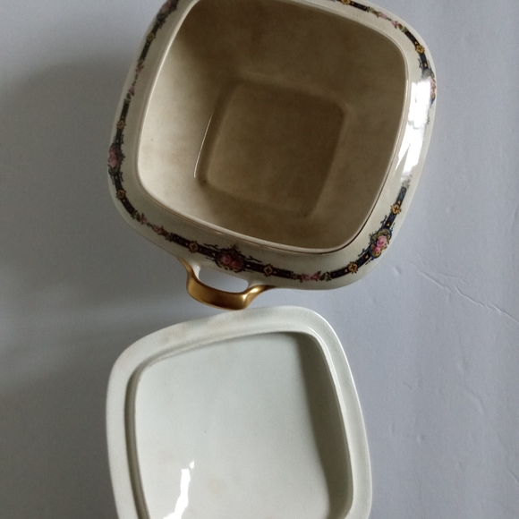 Vintage Carrollton China Floral Vegetable Serving Dish - Picture 10 of 16